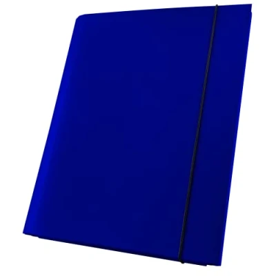 Image of Netuno Portfolio Folder A4 Cardboard 40 mm Dark Blue Document Folding with Elastic Band Polypropylene Pack of 1