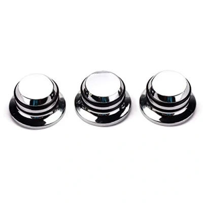 Image of Alnicov Top Hat Knobs 6MM Speed Volume Tone AMP Effect Pedal Control For Electric Guitar Bass 3PCS