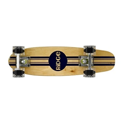 Image of Complete 55cm Maple Wooden Retro 22 Mini Cruiser Board by Ridge Skateboards
