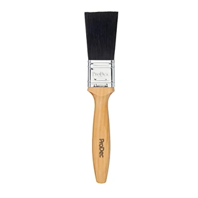 Image of ProDec 1.5 inch Craftsman Trade Professional Mixed Bristle Paint Brush for a Smooth Finish Painting with Emulsion, Gloss and Satin Paints on Walls, Ceilings, Wood Metal, 1.5&quot; 38mm