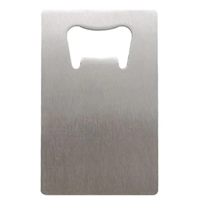 Image of Bottle Opener, Stainless Steel Beer Opener for Purse or Shirt Pocket Wedding Bridesmaid Favor Card Wallet