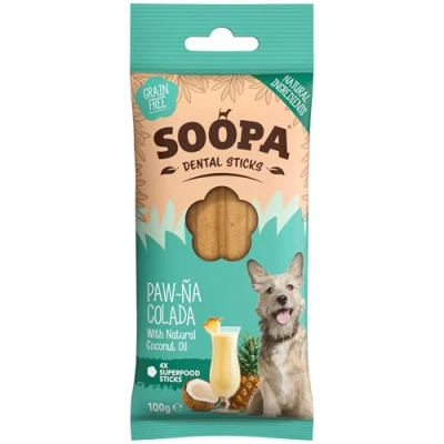 Image of Soopa Paw Na Colada Dental Sticks 100g