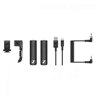 Image of Sennheiser XSW D Portable Base Set Wireless System Plug &amp; Play for Camera Audio Recording 75m Operating Range and 5 hour Battery Life (508621)