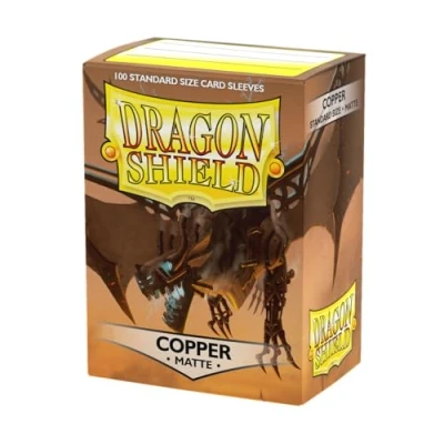 Image of Arcane Tinman ART11016 Sleeves: Dragon Shield Matte Copper Standard 100pk Copper, One Size
