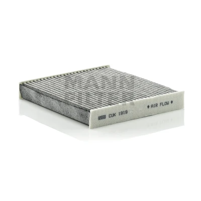 Image of LR036369, LR055993, LR082180, LR161566 Pollen Filter MANN CUK 1919 Activated Carbon 194mm 215mm 30mm TOYOTA: RAV4 III Off Road