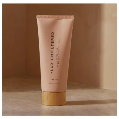Image of + Lux Unfiltered N32 ORIGINAL Gradual Self Tanning Cream in Santal, Hydrating Lotion, Gluten Free, Vegan Cruelty Free Tanner, Luxurious Sunless Tanner Loaded with Antioxidants