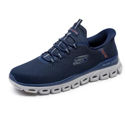 Image of Skechers Men&#039;s Glide Step NOXUS Sneaker, Navy, 7 UK
