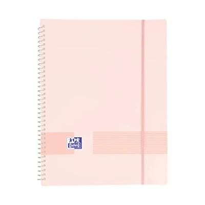Image of Oxford Live &amp; Go, A4 Plastic Sleeve Folder, 40 Transparent Sleeves, Gum Pink
