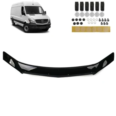 Image of ROBUST Bonnet Wind Stone Deflector Protector Bra For Mercedes Sprinter W906 2013 2018