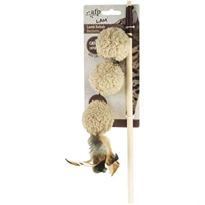 Image of ALL FOR PAWS Lamb Cat Toy Kebab Wand