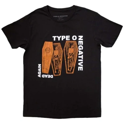 Image of Rock Off officially licensed products Type O Negative Dead Again Band Logo T Shirt L Black