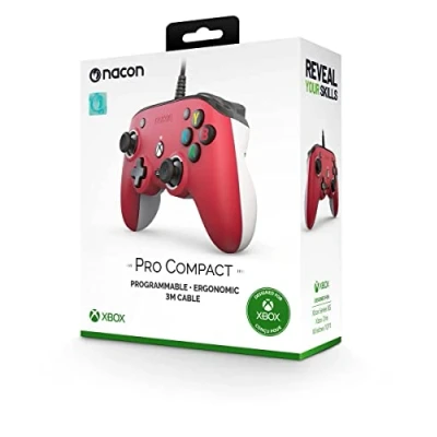 Image of Nacon Xbox Series Pro Compact Controller Red