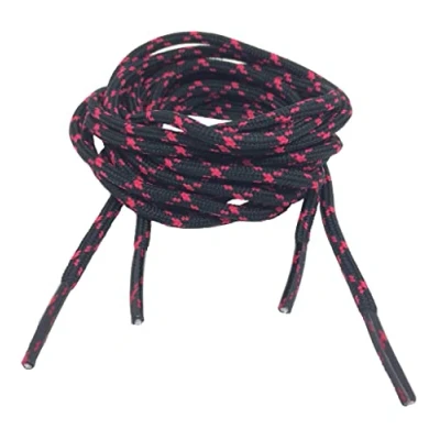 Image of Big Laces Round Strong Hiking Boot 110cm to 210cm (180cm, Black Cerise)