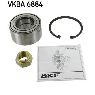 Image of MR594080 Wheel bearing kit SKF VKBA 6884 76mm MITSUBISHI: COLT 6