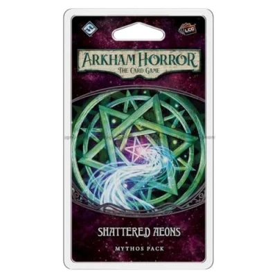 Image of Fantasy Flight Games Arkham Horror The Card Game: Mythos Pack 3.6. Shattered Aeons Game Ages 14+ 1 to 4 Players 60 120 Minutes Playing Time