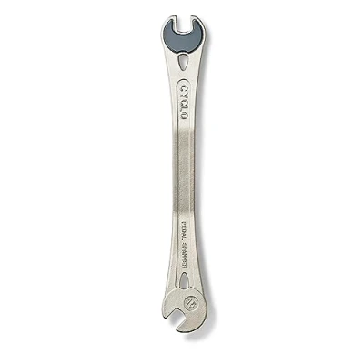 Image of WELDTITE Cyclo 15/15mm Double Ended Forged Pedal Spanner Innovative Extra Long Steel For Increased Torque and Strength, Raw Metal