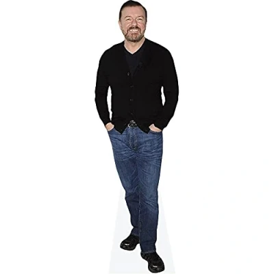 Image of Ricky Gervais (Jeans) Mini Size Cutout