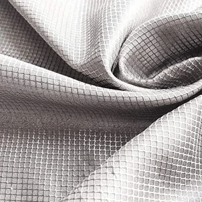 Image of Faraday Fabric Military Grade EMF RFID Shielding Cloth Blocker Material Anti Radiation Conductive RF Signals Blocking EMI Shields (5G,WiFi,Cell,bluetooth),silver 1m