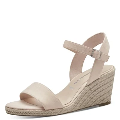 Image of Tamaris Women&#039;s 1 28300 42 Sling Sandal, Naked, 3.5 UK