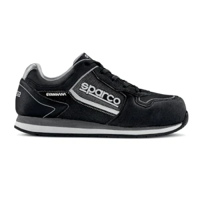 Image of Sparco Unisex&#039;s Gymkhana S1p SRC Work Safety Shoes, Black Grey, 38 EU
