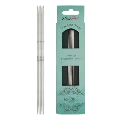 Image of KnitPro Mindful Double Pointed Needles 15cm 2.00mm 3pcs