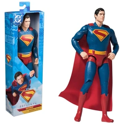 Image of DC Comics, SUPERMAN 30 cm Superhero Action Figure, Kids’ Toys For Boys and Girls’ Pretend Play, Ages 4 Up