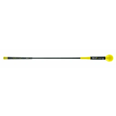 Image of SKLZ Gold Flex, Golf Swing Trainer, Accessories, Training Aids, Flexible Fiberglass, Yellow/Black, Ladies/Junior, 40&#039;&#039; / 102cm