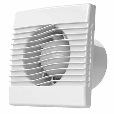 Image of Prostko LTD Bathroom Extractor Fan 100mm 4&quot; / 120mm 4.7&quot; 150mm 6&quot; Pull Cord/Timer/Humidistat/Standard (150mm with Timer and Humidity Sensor)