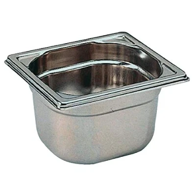 Image of Matfer Bourgeat Stainless Steel 1/6 Gastronorm Tray 150mm