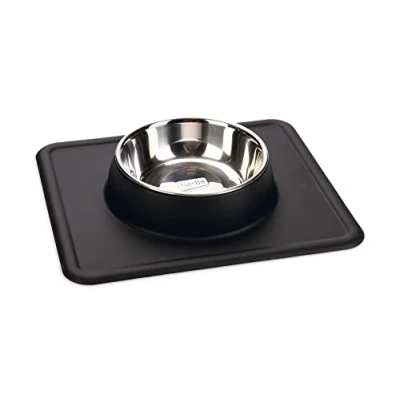 Image of Karlie Silicone INOX Dex Bowl 350 ml Black