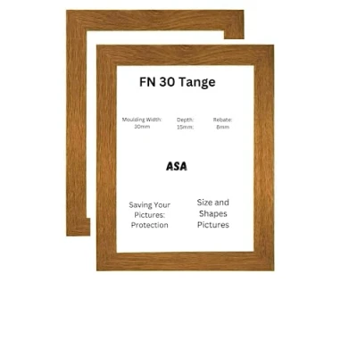 Image of Picture Frame A2 A3 A4 A5 Size Home Decoration Photo Frames Freestanding &amp; Wall Mountable Table Top Certificate Document White Black Silver Oak (A4 (2 Pack))