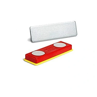 Image of Durable 891700 Magnet set and metal plates, 10 Piece, Red/Yellow