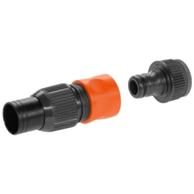 Image of Gardena Profi System Pump Connection Set: Hose Coupling for 19 mm (3/4 Inch ) Hoses, a Higher Water Flow (1752 20)