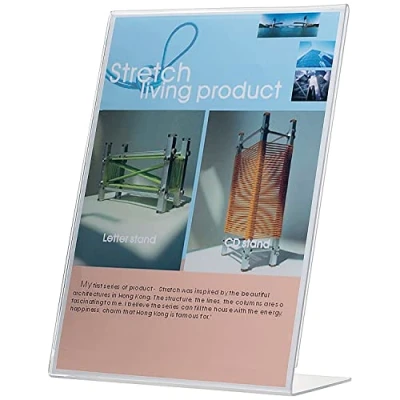 Image of Q Connect Slanted Sign Holder L Shape A5