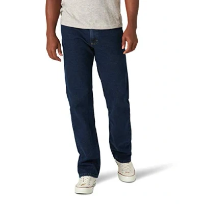 Image of Wrangler Authentics Men&#039;s Classic 5 Pocket Regular Fit Flex Jean Casual Pants, Blue, 48W x 30L