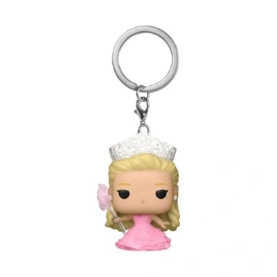 Image of Funko Pop! Keychain: Wicked Glinda Novelty Keyring Collectable Mini Figure Stocking Filler Gift Idea Official Merchandise Movies Fans Backpack Decor