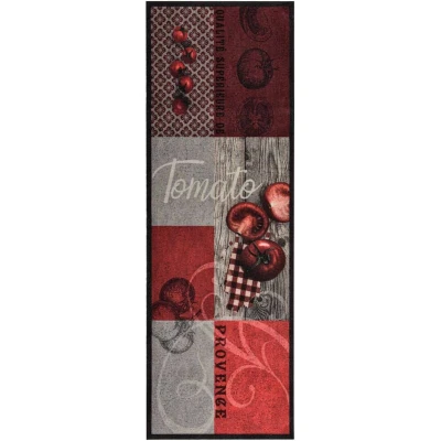 Image of vidaXL Kitchen Carpet Washable Tomatoes 60x300 cm