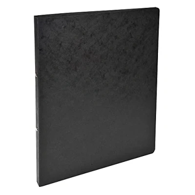 Image of Exacompta ref. 54251E 1 Glossy card binder 2 round rings 15 mm diameter Spine 20 External dimensions: 32 x 25 cm A4 file format Colour: black