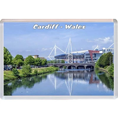 Image of Cardiff Wales Jumbo Fridge Magnet/Magnets BBSFM502