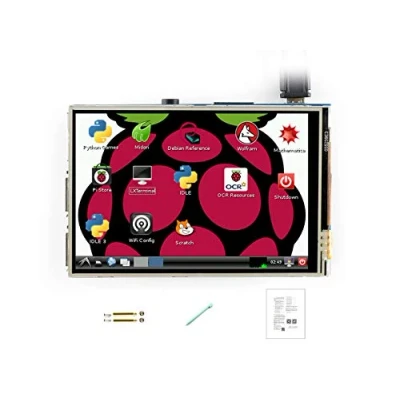 Image of Waveshare Raspberry Pi 3.5 Inch Touch Screen TFT LCD (A) 320 * 480 for All Vision of Pi/Raspberry 2 Model B/Raspberry 3 B+/Raspberry 4