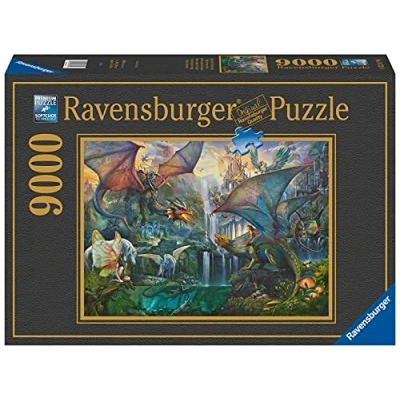 Image of Ravensburger Romantic Cottage 1000 Piece Jigsaw Puzzle for Adults, 37.47 x 27.31 5.72 cm