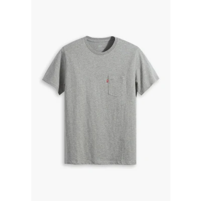 Image of Levi&#039;s Classic TEE Basic Tshirt, Men&#039;s, Size: XXL, Mid tone grey heather