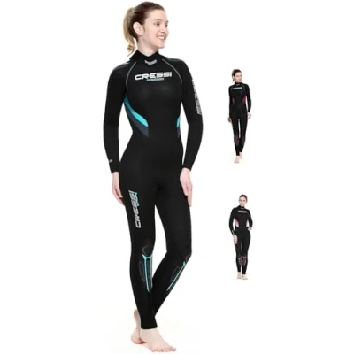 Image of Cressi Castoro Lady Monopiece Wetsuit 7mm Modular One piece Women&#039;s