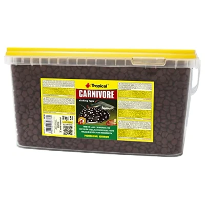 Image of CARNIVORE 5L / 3kg high protein food for carnivorous fish with enhanced digestibility and immunity support