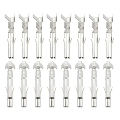 Image of eMagTech 100Pcs 5557 4.2mm Crimp Terminals Connector W2W Wire To Connectors Compatible with Molex Mini Jr. Style 39000038