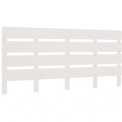 Image of vidaXL Headboard White 180x3x80 cm Solid Wood Pine