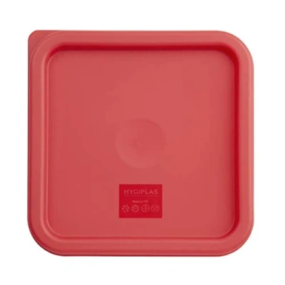 Image of Hygiplas Square Red Lid to fit 5.5/7Ltr