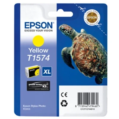 Image of Epson T1574 Print Cartridge, Yellow, Genuine