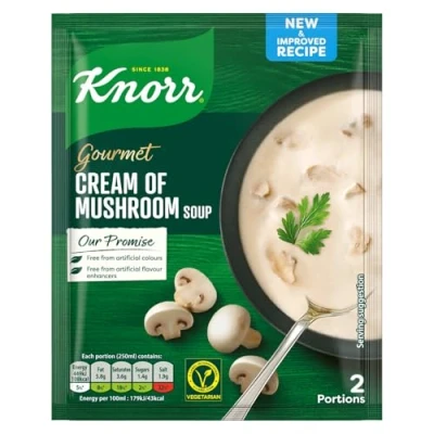 Image of Knorr Gourmet Cream of Mushroom Soup Mix, 48g, Pack 3, Irish recipe