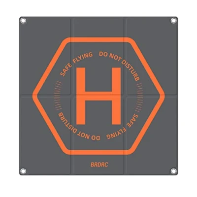 Image of BRDRC 20&quot; Drone Landing Pad,Universal Foldable Double Sided Waterproof Helipad for DJI Mini 4 Pro/Mini 3 Pro/AIR 3/Mini 2/Air 2S/Mavic Pro/Spark/Holy Stone/FIMI X8SE/FPV Combo/DJI Avata/Ruko/Autel